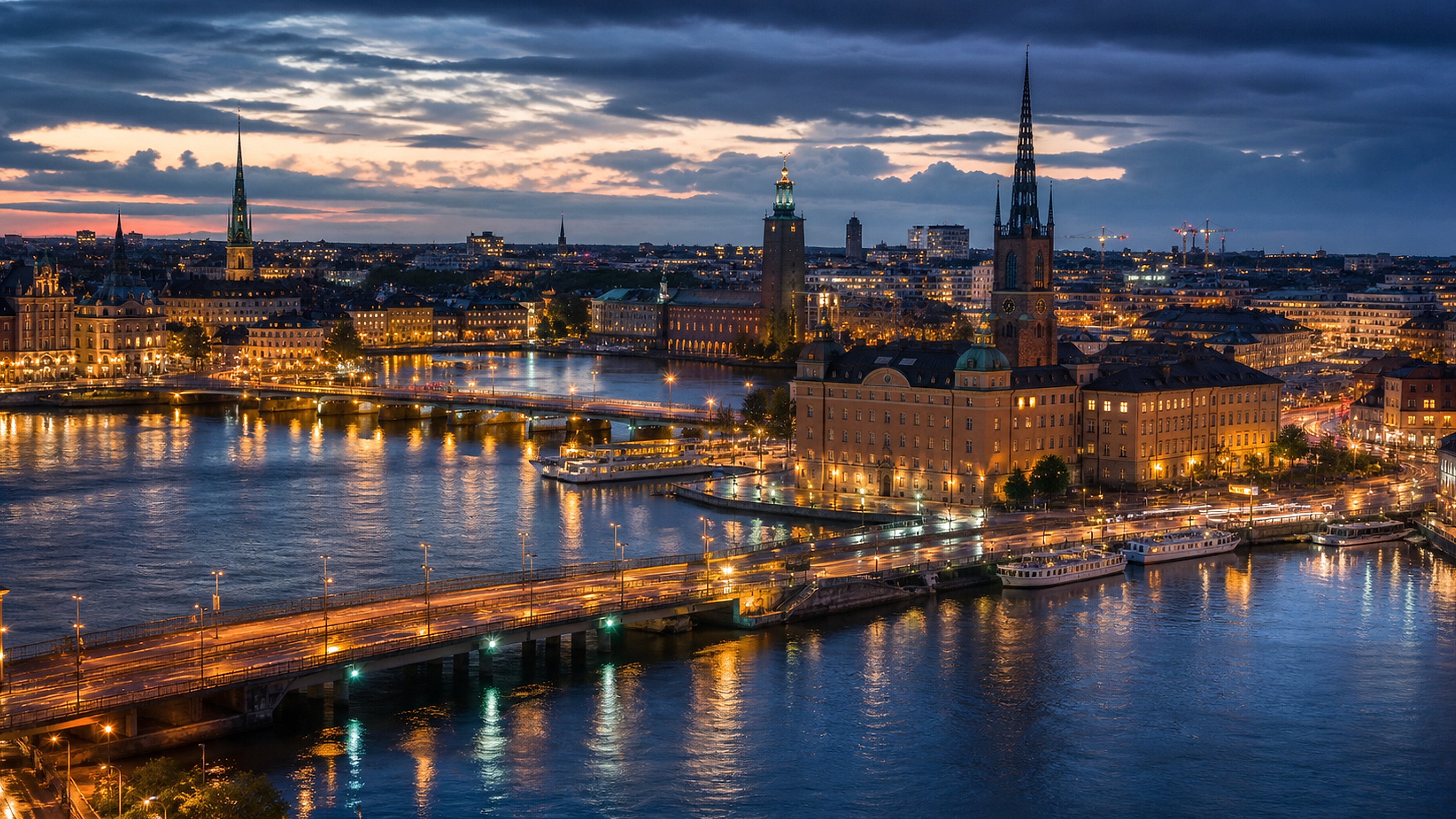 Fyra vuxna samtalar vid Stockholms vatten