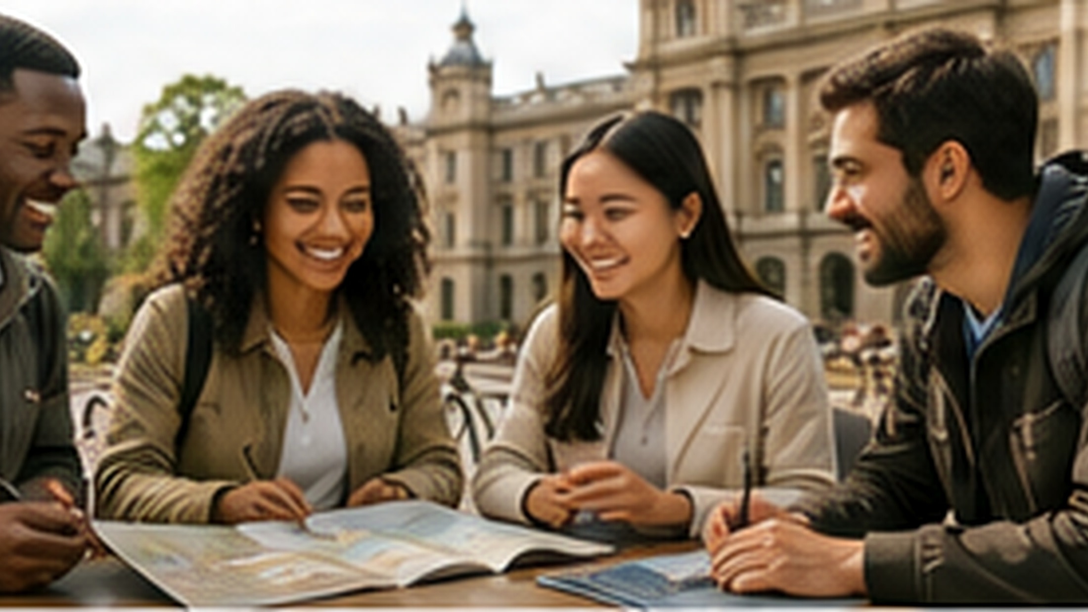 A diverse group of students in Lund